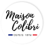 Logo Maison Colibri en blanc